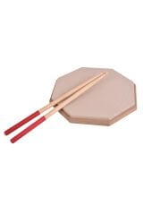 Bateri Davul Ritim Çalışma Pedi 12'' Krem