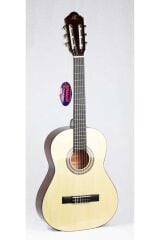 LC 3400 NL Naturel 2/4 Junior Klasik Gitar 8-10 yaş için