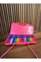 MİTELLO ÇANTALI ÇİFT SIRA PEMBE METALAFON