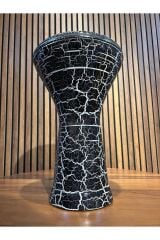 MASTERWORK SİYAH ÇATLATMA 22'LİK ÇÖMLEK DARBUKA