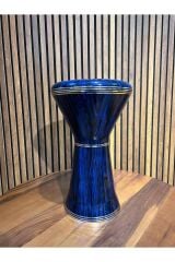 GAWHARET EL FAN BOYALI MAVİ-SİYAH PROFESYONEL 23'LÜK DARBUKA (KILIF+ALYAN HEDİYELİ)