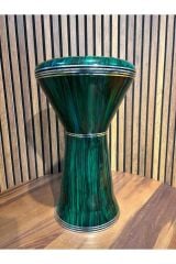 GAWHARET EL FAN YEŞİL-SİYAH 23'lük PROFESYONEL DARBUKA (KILIF+ALYAN HEDİYELİ)