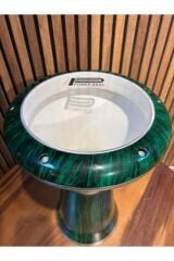 GAWHARET EL FAN YEŞİL-SİYAH 23'lük PROFESYONEL DARBUKA (KILIF+ALYAN HEDİYELİ)