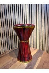 GAWHARET EL FAN KIRMIZI-SİYAH 23'lük PROFESYONEL DARBUKA (KILIF+ALYAN HEDİYELİ)