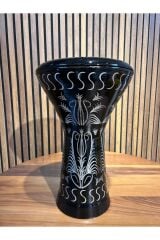 MASTERWORK BAŞLANGIÇ DARBUKA ERZİNCAN İŞLEMELİ SİYAH 22'LİK