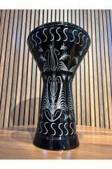 MASTERWORK BAŞLANGIÇ DARBUKA ERZİNCAN İŞLEMELİ SİYAH 22'LİK