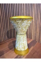 GAWHARET EL FAN ALTIN DETAYLI PROFESYONEL DÖKÜM DARBUKA (KILIF+ALYAN HEDİYELİ)