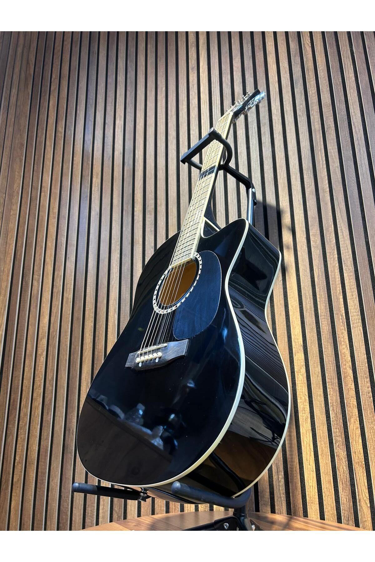 KLAS AKUSTİK GİTAR SİYAH (KILIF+PENA HEDİYELİ)