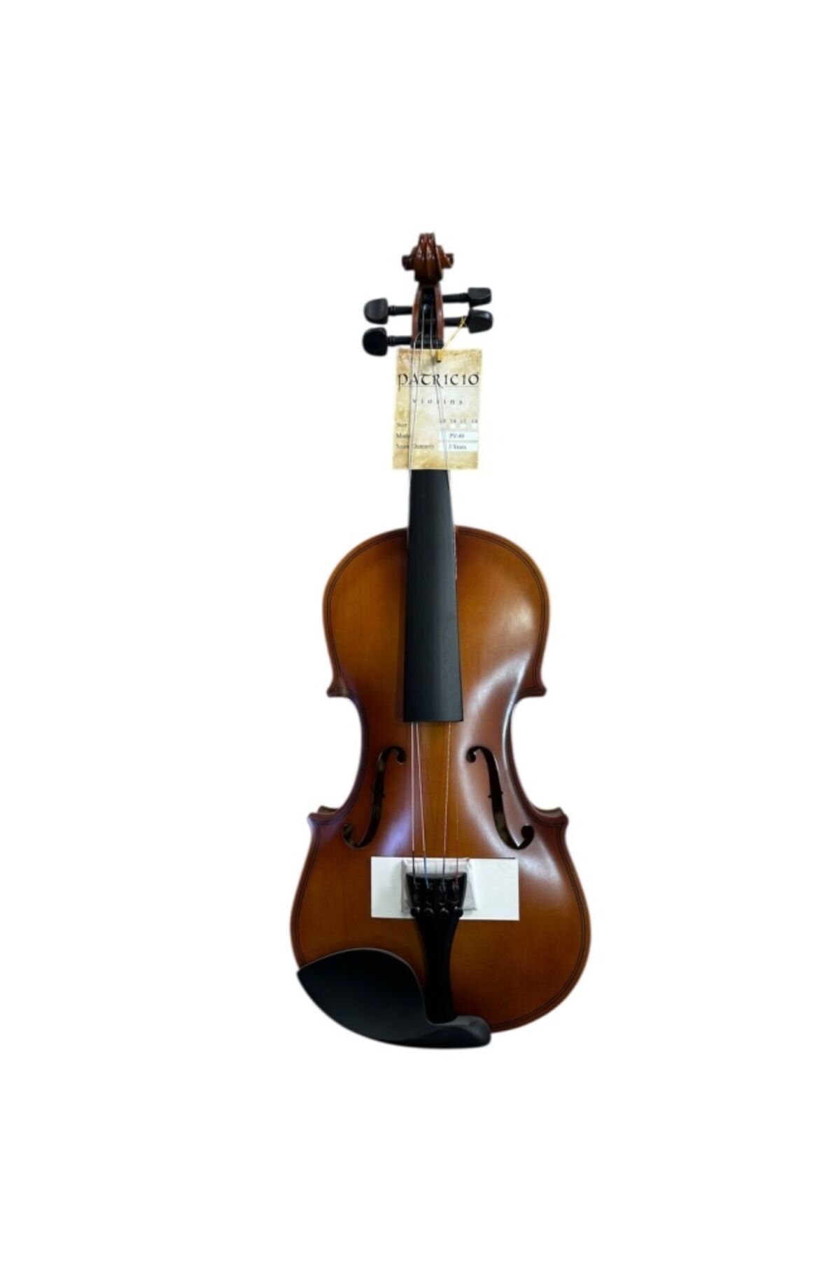 SIFIR KUTUSUNDA | PATRICIO PV-40 4/4 Masif Keman | Abanoz Donanım | Çantalı Full Set