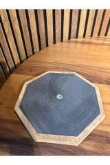 Bateri Davul Ritim Çalışma Pedi 19 cm Çapında Siyah