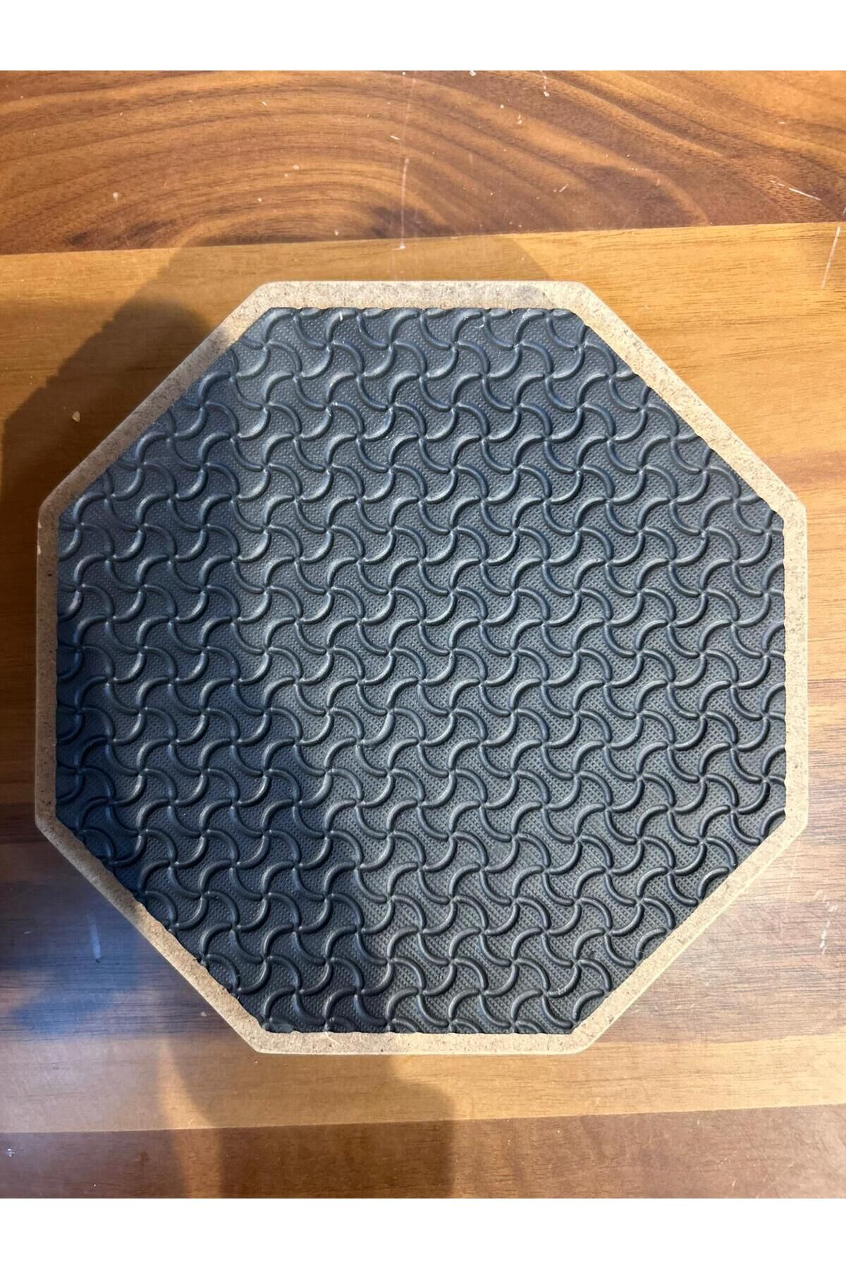 Bateri Davul Ritim Çalışma Pedi 19 cm Çapında Siyah