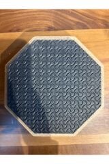 Bateri Davul Ritim Çalışma Pedi 19 cm Çapında Siyah