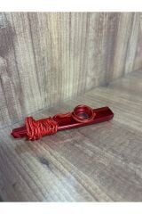 Metal Kırmızı Kazoo