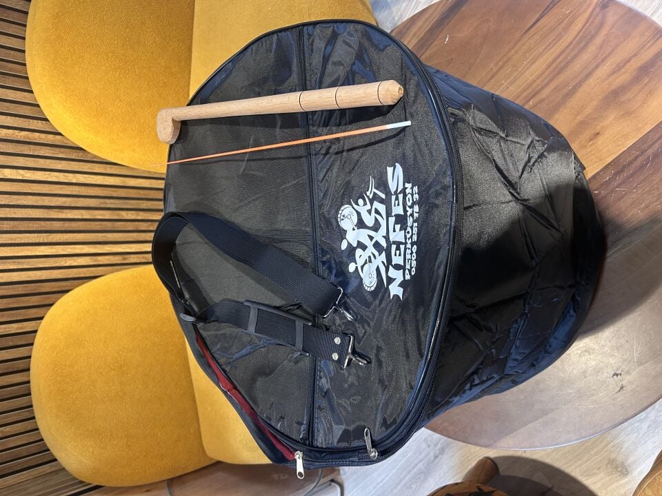 Mavi Simli Kasnak İpli Asma Davul