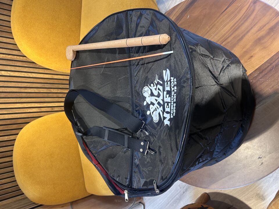 Mavi Simli Kasnak İpli Asma Davul