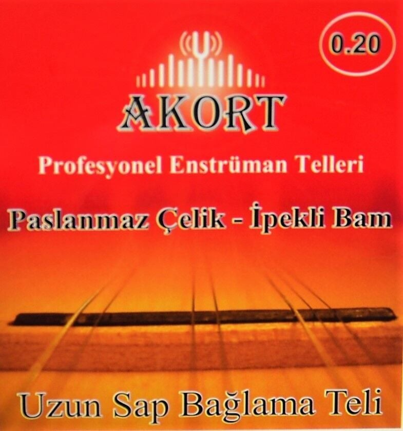 Akort Uzun Sap Baglama Saz Teli 0.20