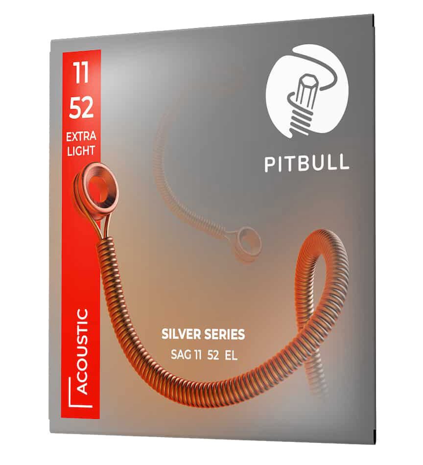 Pitbull Silver Series SAG 11-52 EL Akustik Gitar Teli 011-052