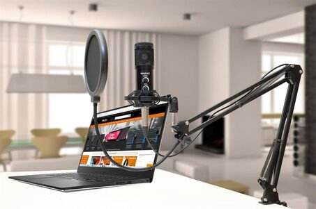 Provoice Bm-300 Usb Girişli Condenser Stüdyo Mikrofonu (siyah)