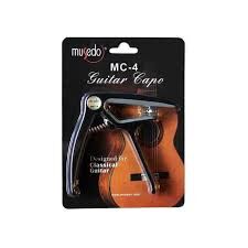 Musedo Mc4Bk Profesyonel Gitar Kapo Kelepçe Siyah