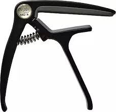 Musedo Mc4Bk Profesyonel Gitar Kapo Kelepçe Siyah