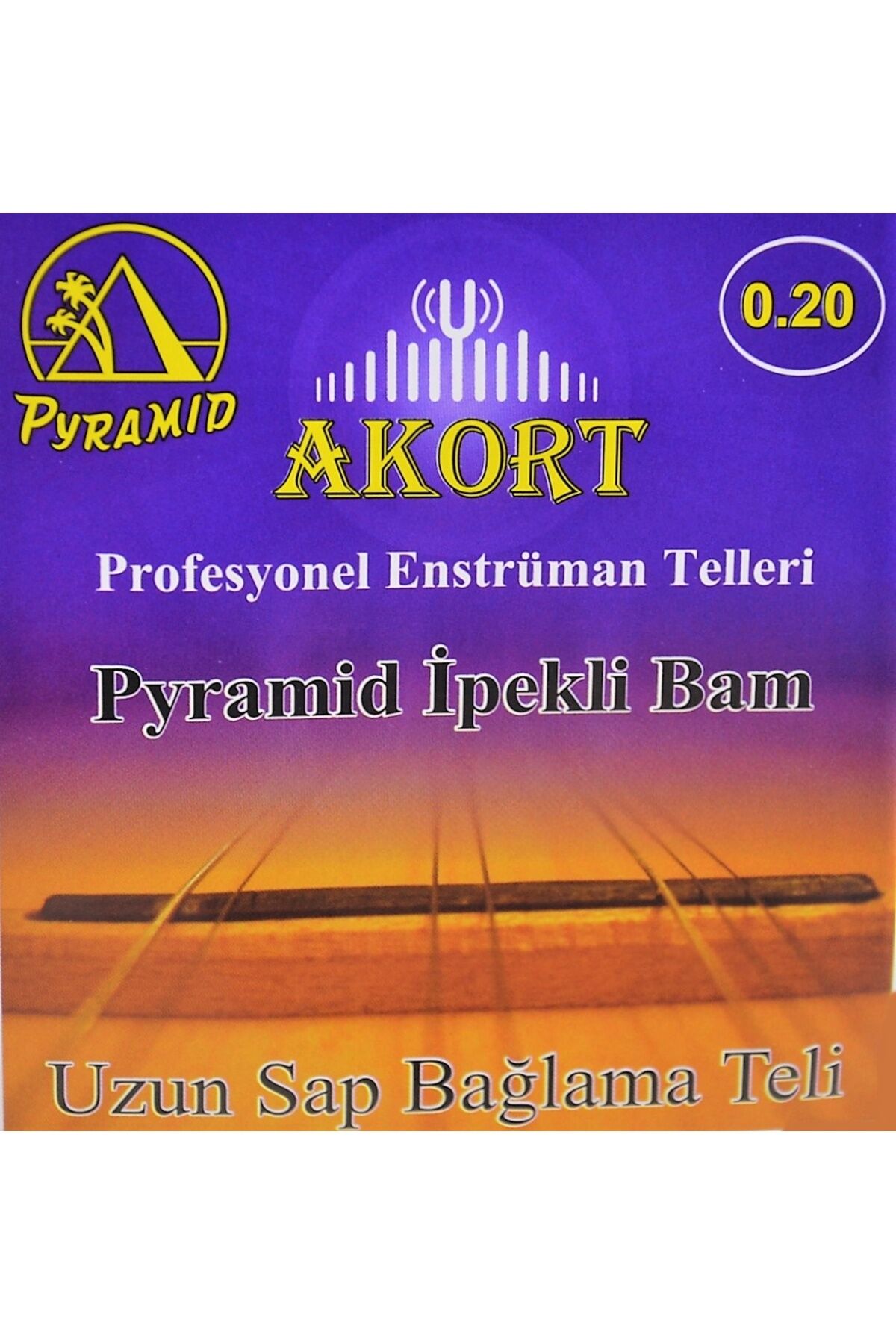 Akort 0.20 Pyramid Uzun Sap Bağlama Teli - Saz Teli