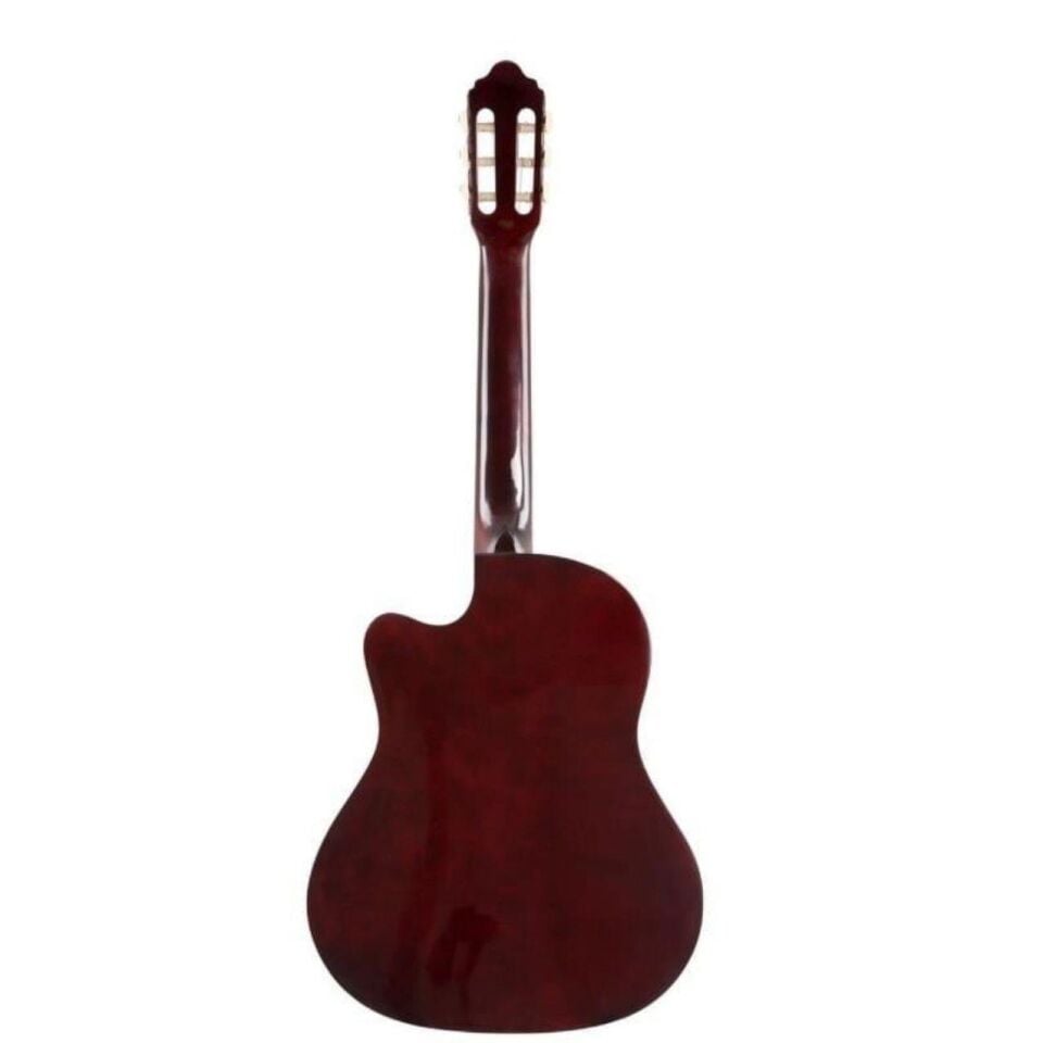 VALENCIA VC104TC KLASİK GİTAR, 4/4, NATUREL, CUTAWAY, SAP ÇELİKLİ