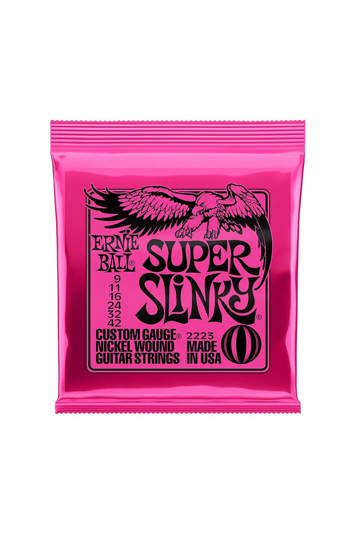 Ernie Ball P02223 Elektro Gitar Teli Super Slinky 09-42