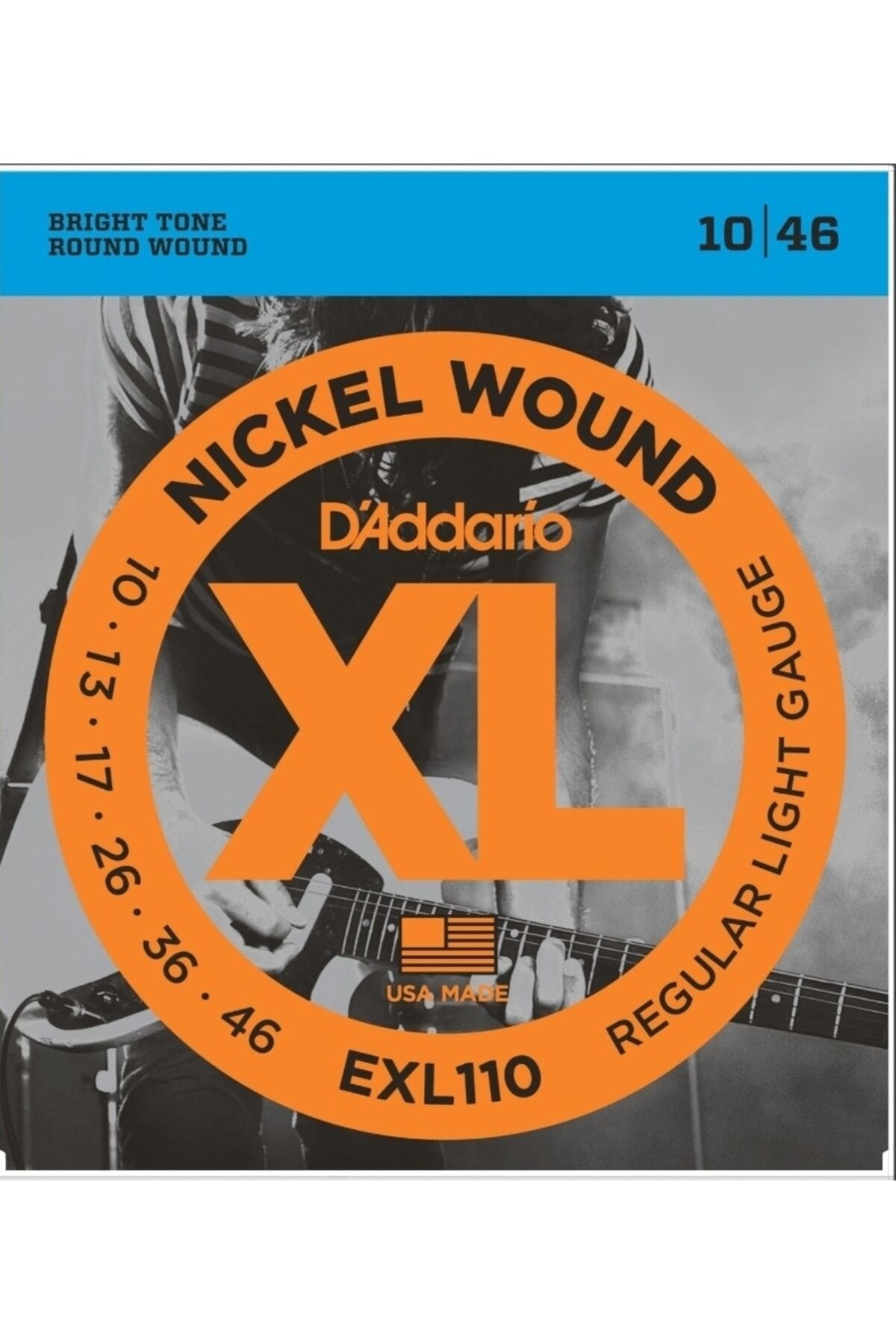 D'addario 0,10 Elektro Gitar Teli