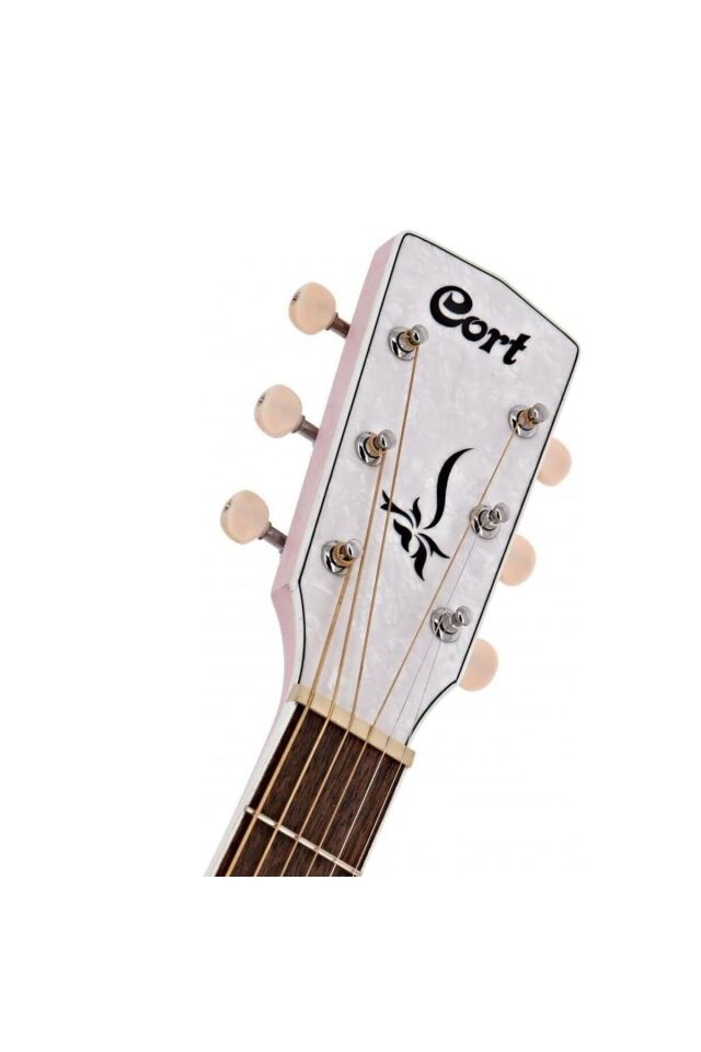 Cort PASTEL PINK OPEN PORE Elektro Akustik Gitar