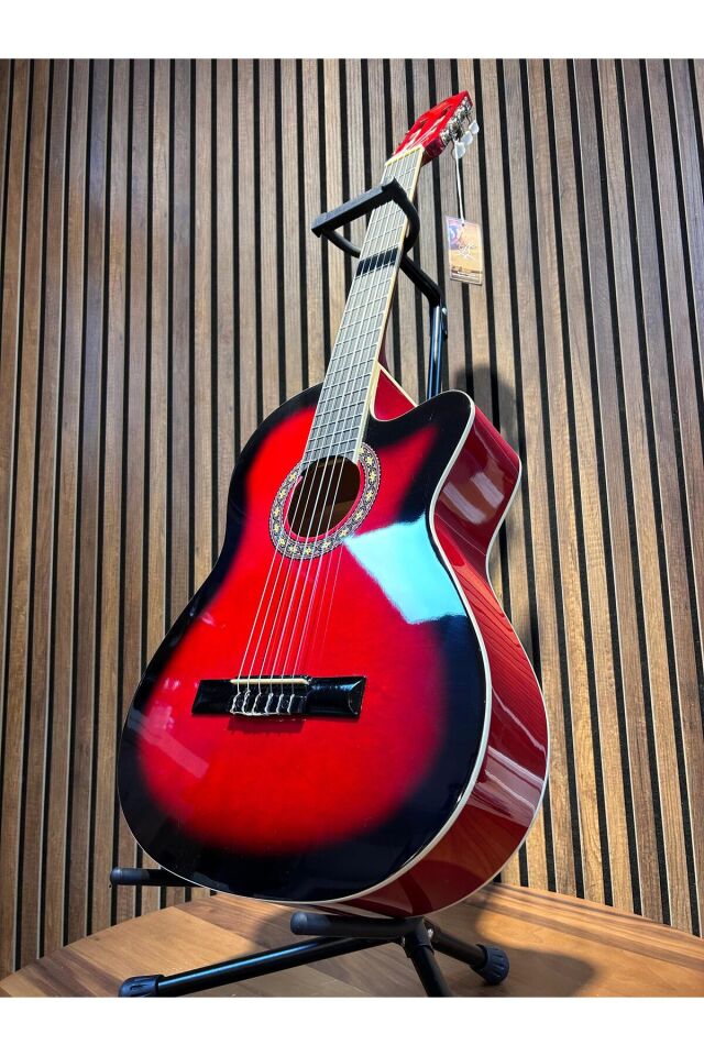 BARCELONA LC 3900 CRDS 4/4 KLASİK GİTAR KIRMIZI (KILIF+PENA HEDİYELİ)