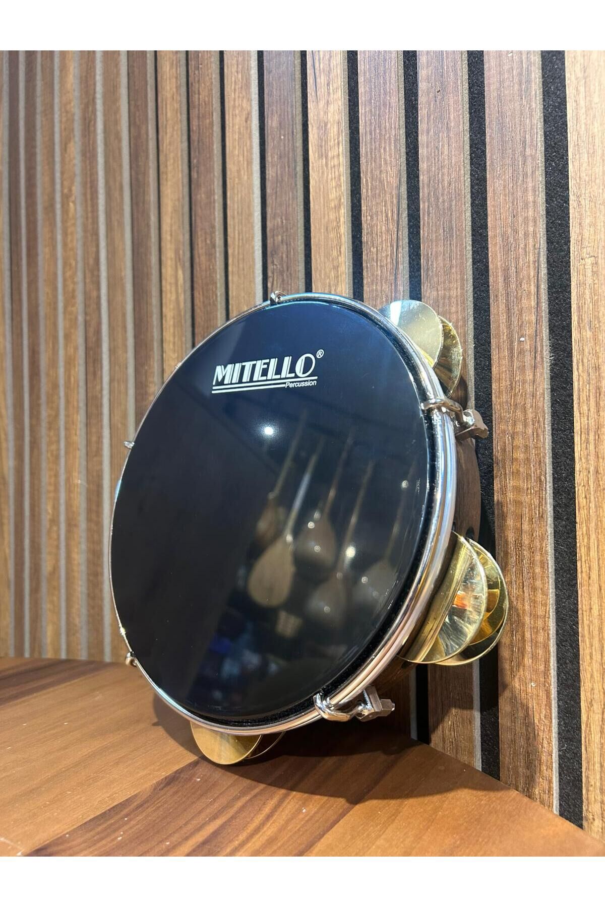 Mitello PROFESYONEL AYARLI CEVİZ KASNAK ZİLLİ TEF