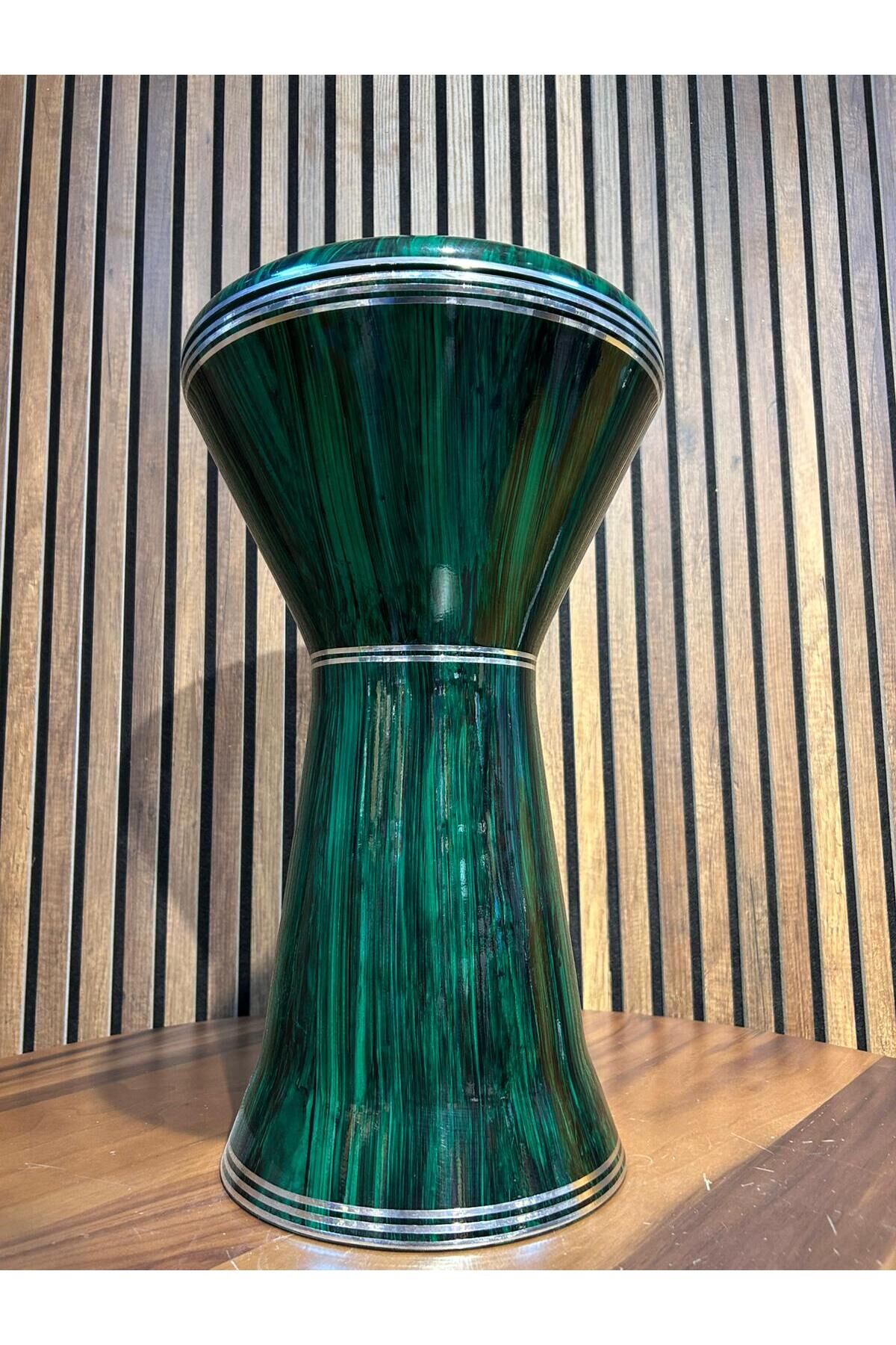 GAWHARET EL FAN YEŞİL-SİYAH 23'lük PROFESYONEL DARBUKA