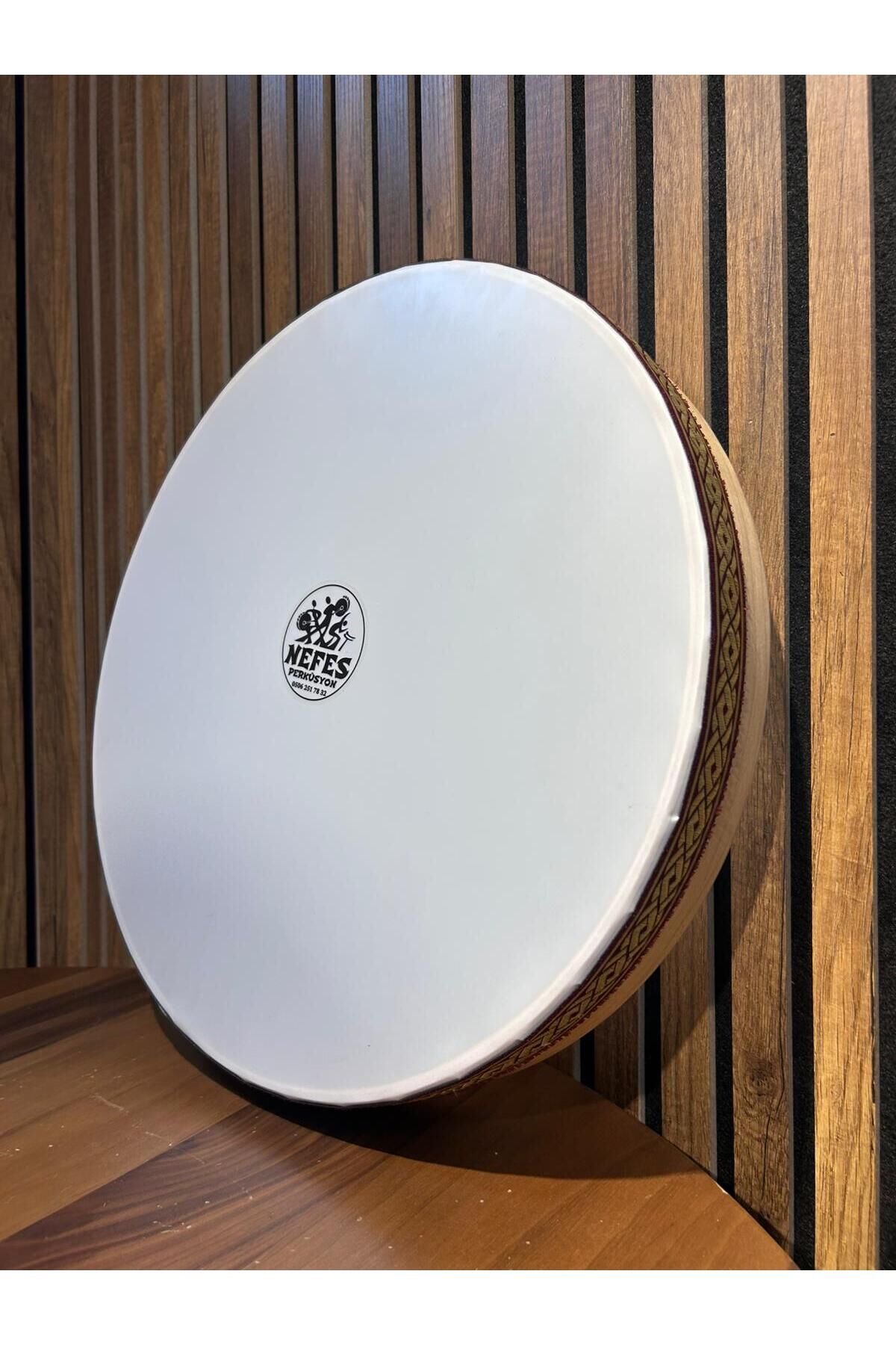 45 CM İÇTEN AKORTLU EL YAPIMI BENDİR