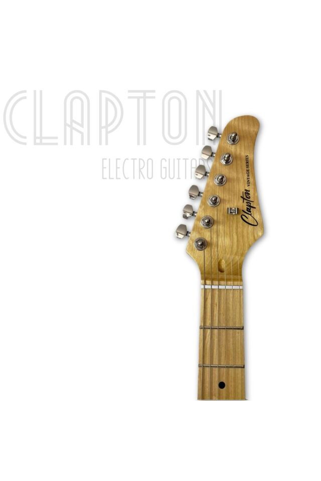 Clapton STR-10 BK Elektro Gitar