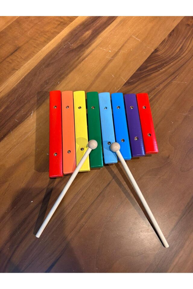 RENKLİ 8 TUŞLU METALAFON