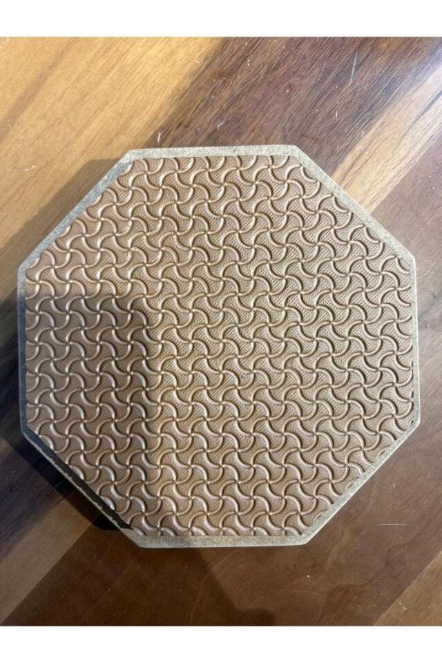 Bateri Davul Ritim Çalışma Pedi 19 cm Çapında Krem