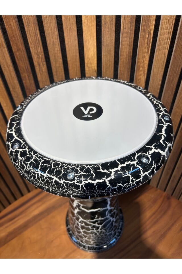 Vatan Siyah Çatlatma Desen 22'lik Çömlek Darbuka