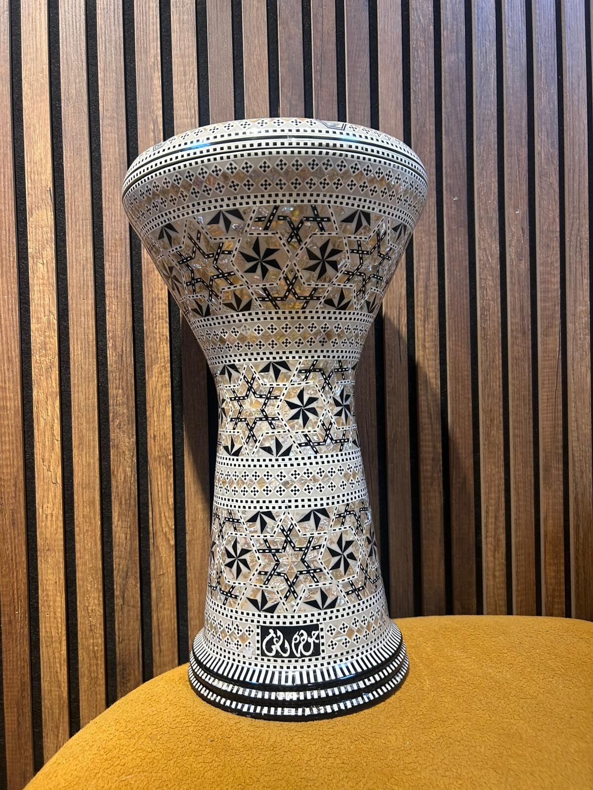 Gawharet El Fan 22'lik Sedef Kaplama Darbuka