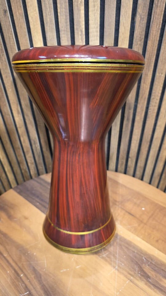 GAWHARET EL FAN KIRMIZI - 23'lük PROFESYONEL DARBUKA S4 (KILIF+ALYAN HEDİYELİ)