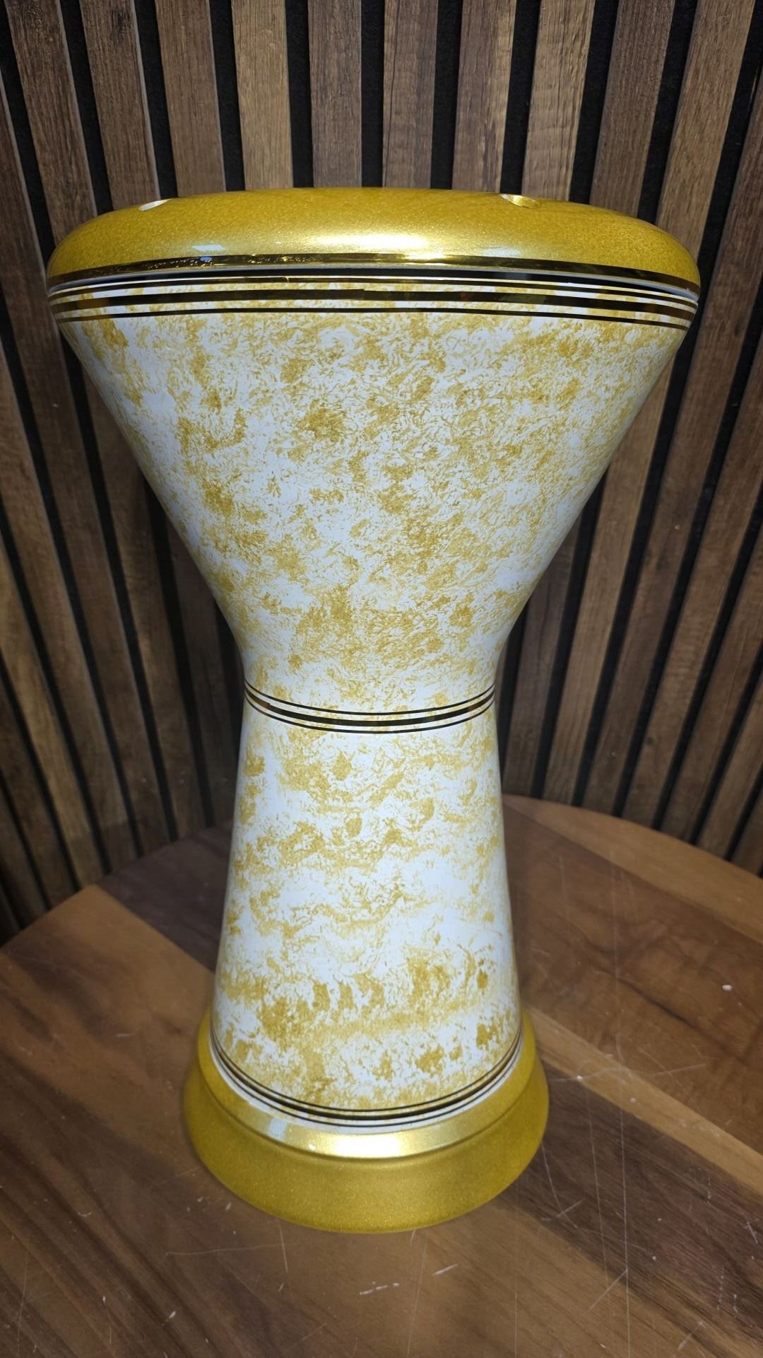 GAWHARET EL FAN ALTIN DETAYLI PROFESYONEL DÖKÜM DARBUKA S3 (KILIF+ALYAN HEDİYELİ)