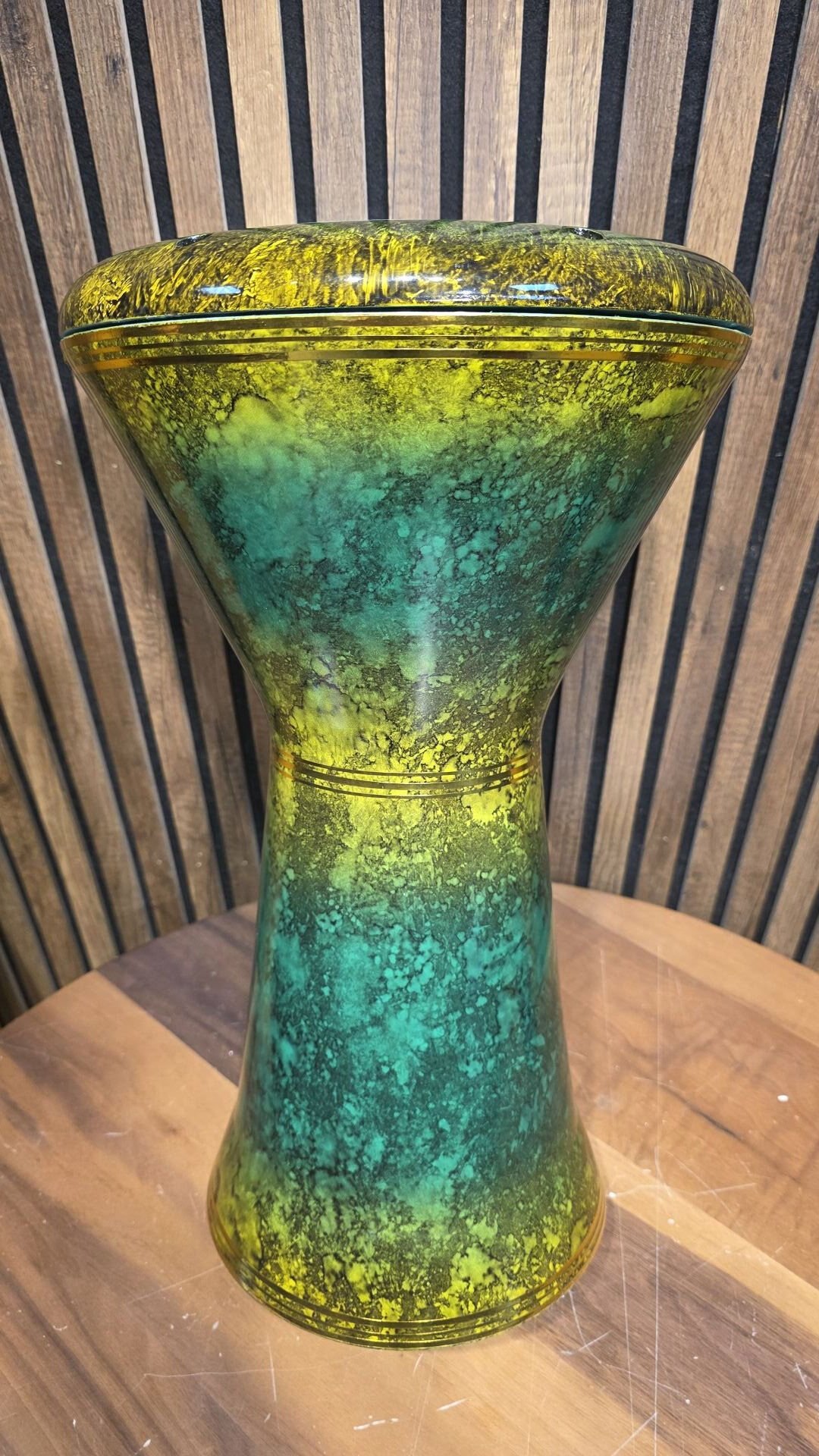 GAWHARET EL FAN YEŞİL - 23'lük PROFESYONEL DARBUKA S1 (KILIF+ALYAN HEDİYELİ)