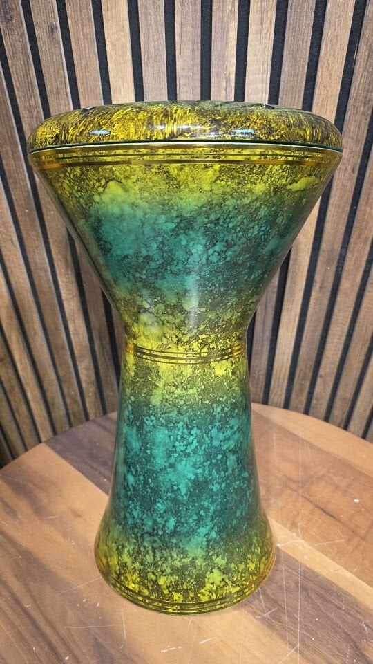 GAWHARET EL FAN YEŞİL - 23'lük PROFESYONEL DARBUKA S1 (KILIF+ALYAN HEDİYELİ)