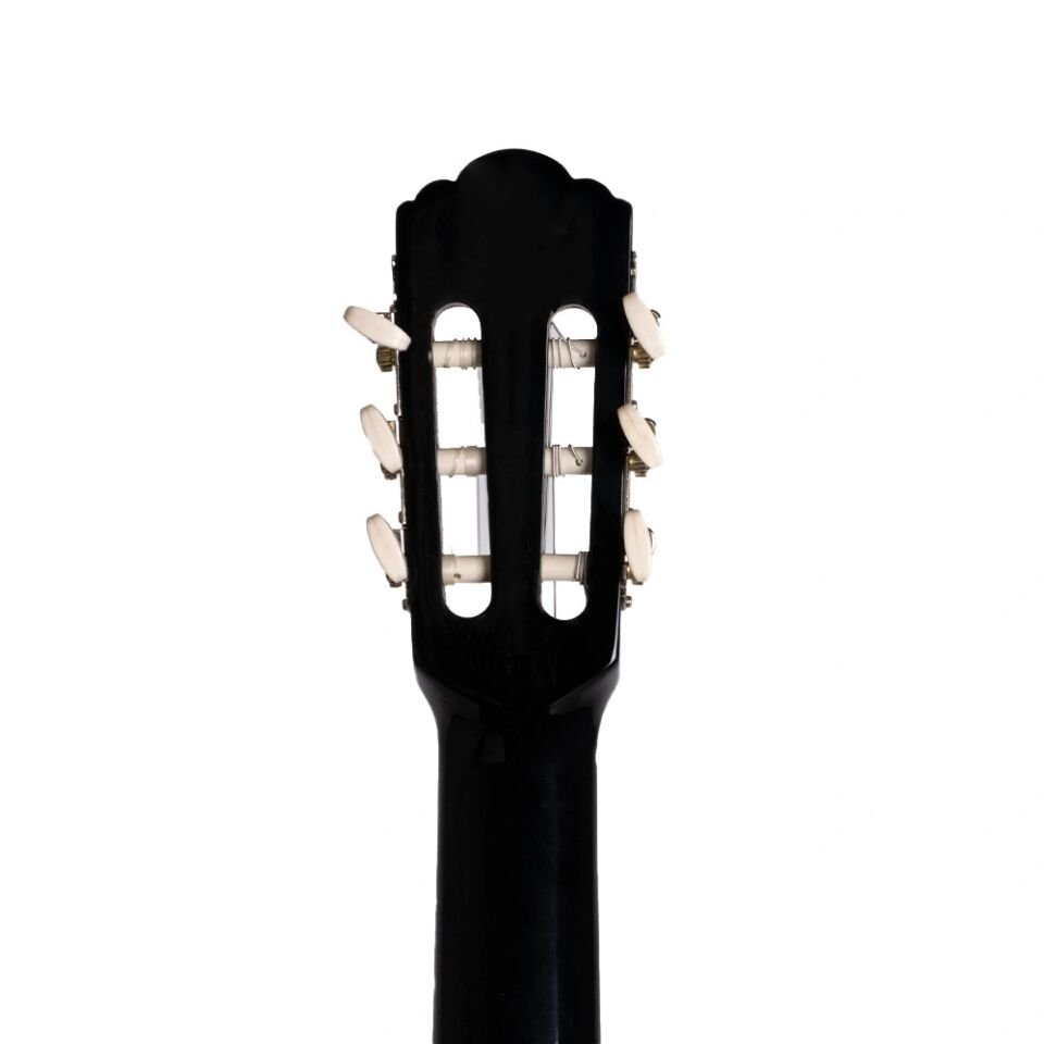 Barcelona LC 3900 CEQ BK Siyah Kesik Kasa Elektro Klasik Gitar