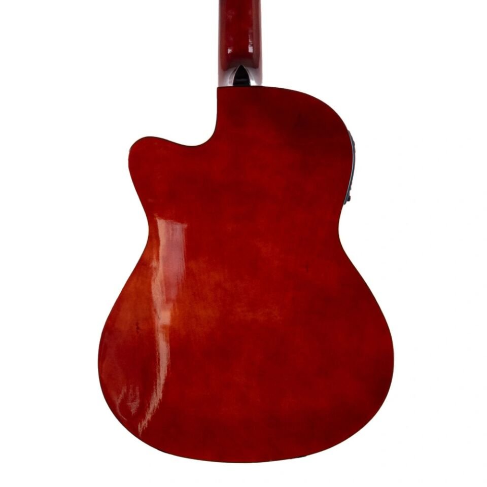 Barcelona LC 3900 CEQ OR Turuncu Kesik Kasa Elektro Klasik Gitar