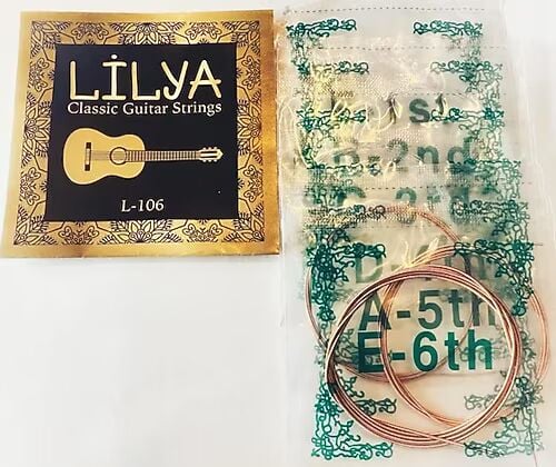 Lilya L106 Klasik Gitar Teli Seti | Başlangıç ve Orta Seviye İçin İdeal Yumuşak Çalım Dengeli Ses Dağılımı