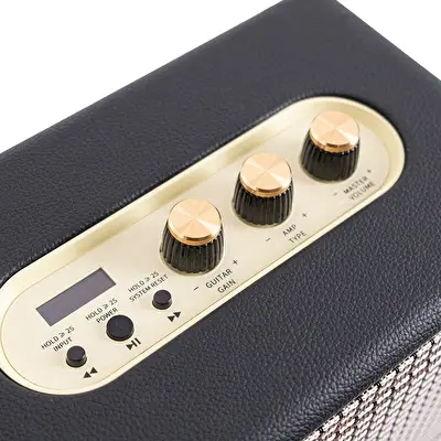 KOZMOS Blaze-30BK Uygulama ile Kontrol Edilebilen Elektro Gitar Amfisi ve Bluetooth Hoparlör
