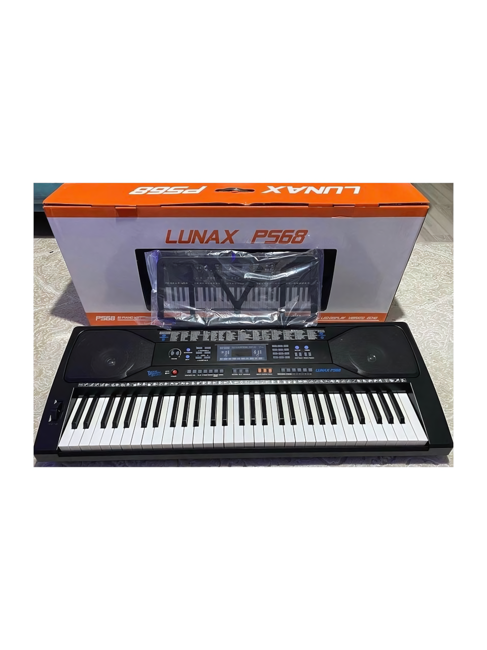 Lunax PS68 5 Oktav Org 61 Tuşlu Tuş Hassasiyetli