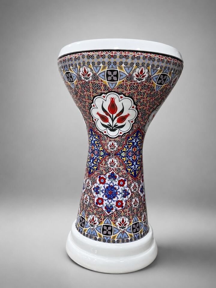 Vatan Çini Mozaik Desenli 22'lik Dökme Darbuka